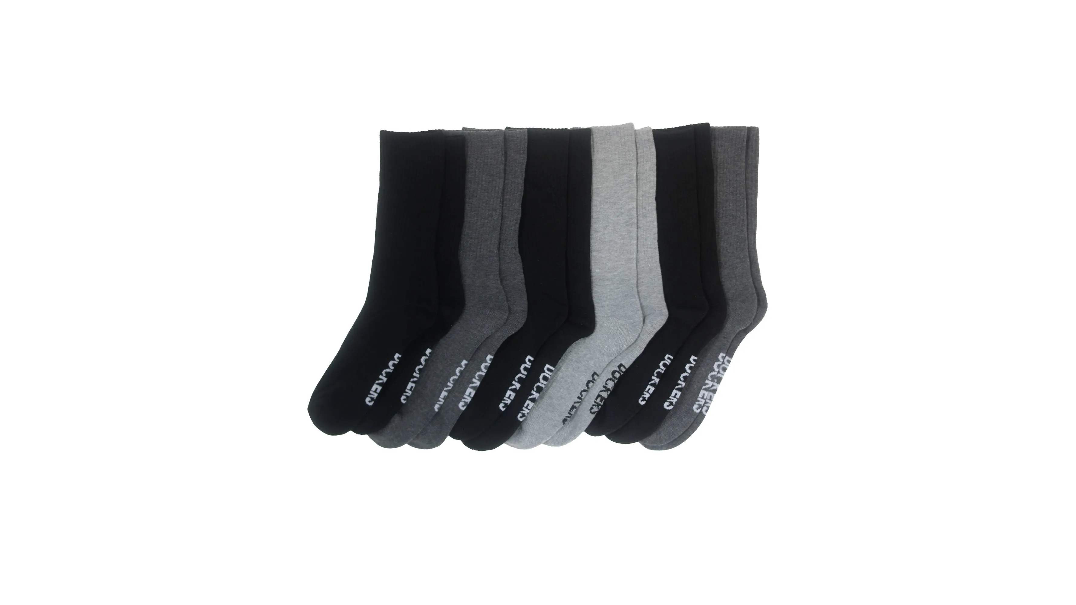 1/2 Cushion Athletic Crew Socks, 6 Pack