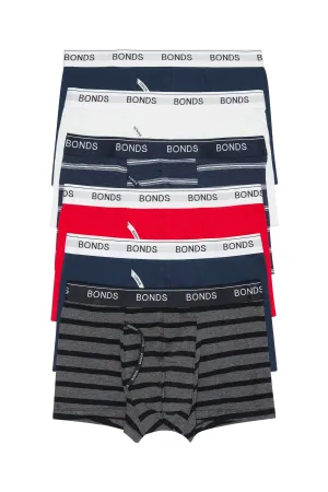 12 X Bonds Mens Guyfront Trunks Underwear Navy Red White Grey