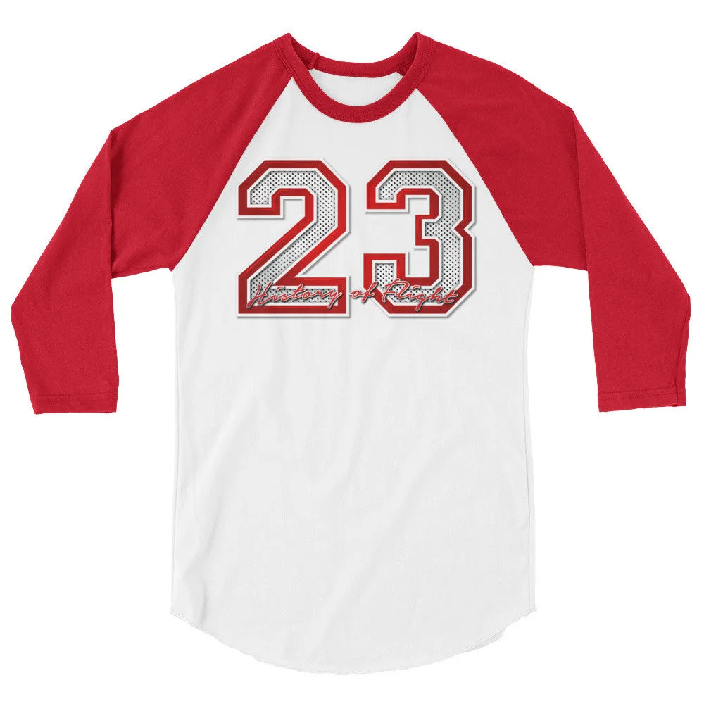 23 Graphic Baseball T Shirt To Match Retro Air Jordan 13 History of Flight Shoe