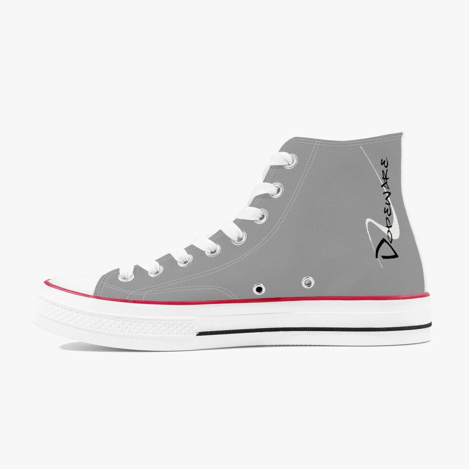 285. New High-Top Canvas Shoes - Gray