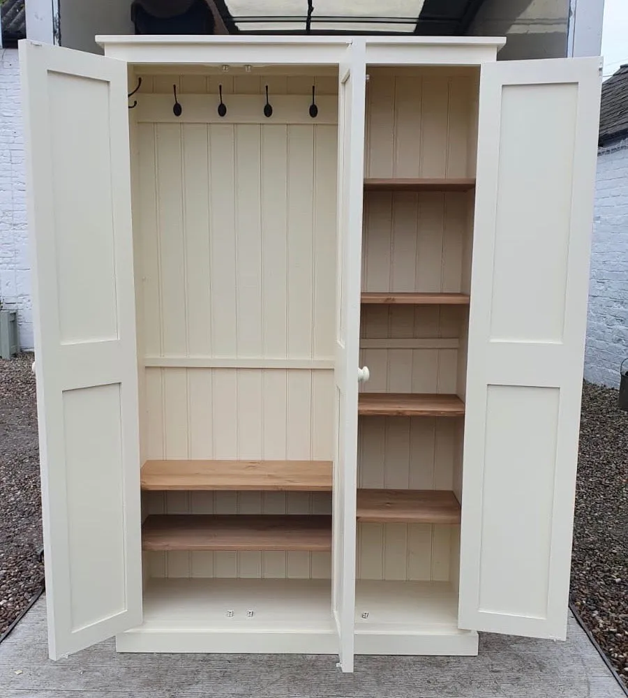 **3 Door Hall, Utility Room, Cloak Room Coat & Shoe Storage Cupboard (35 cm deep) OPTION 1