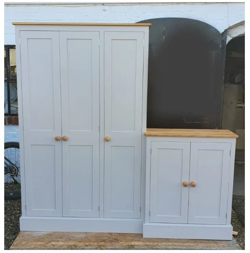 **3 Door Hall, Utility Room, Cloak Room Coat & Shoe Storage Cupboard (35 cm deep) OPTION 1