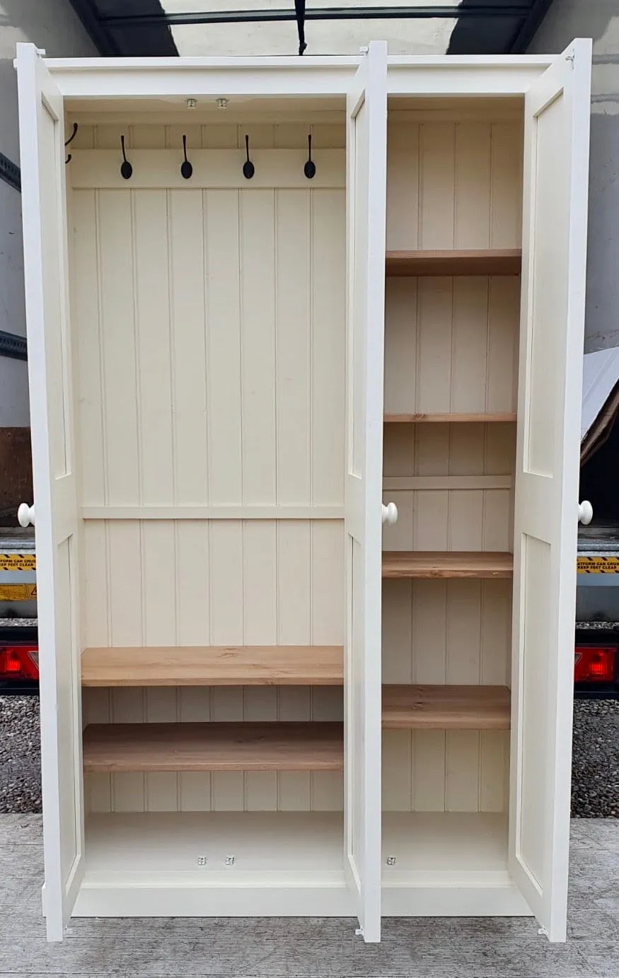 **3 Door Hall, Utility Room, Cloak Room Coat & Shoe Storage Cupboard (35 cm deep) OPTION 1