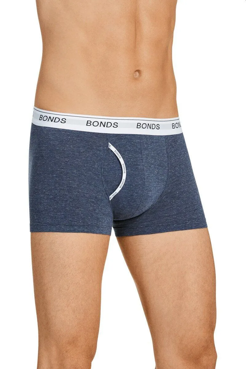 6 x Mens Bonds Guyfront Trunk Trunks Underwear – Navy Stripe 21C