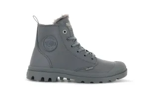 97223-071-M | PAMPA HI ZIP LEATHER S | GRAY FLANNEL