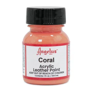 Acrylic Leather Paint 1oz Coral