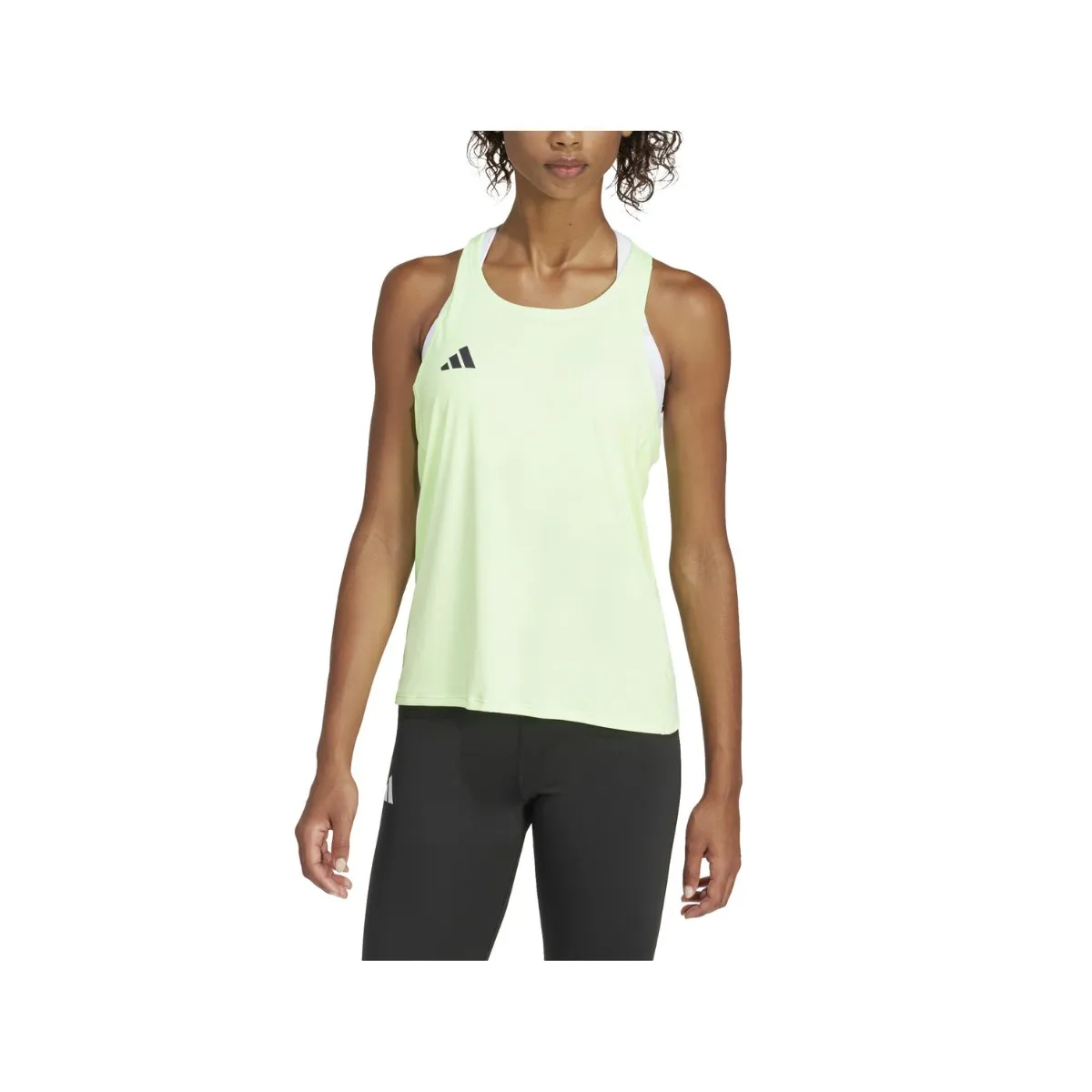 Adidas Adizero Tank Top Green Women