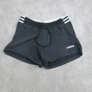 Adidas Athletic Shorts Womens Medium Black Stretch Activewear Running & Jogging