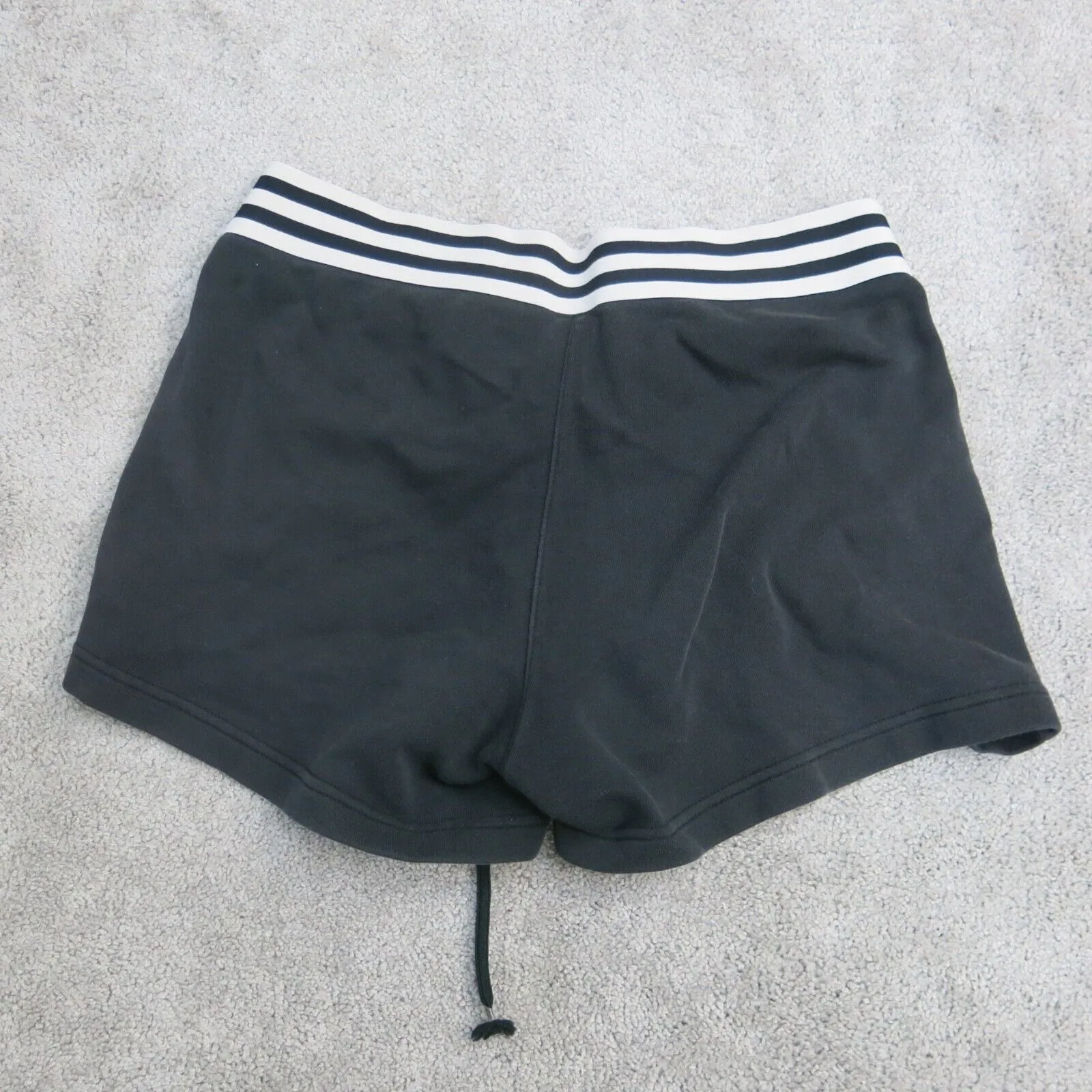 Adidas Athletic Shorts Womens Medium Black Stretch Activewear Running & Jogging