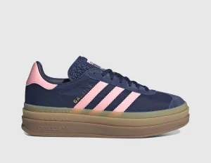 adidas Originals Women's Gazelle Bold Dark Blue / Pink