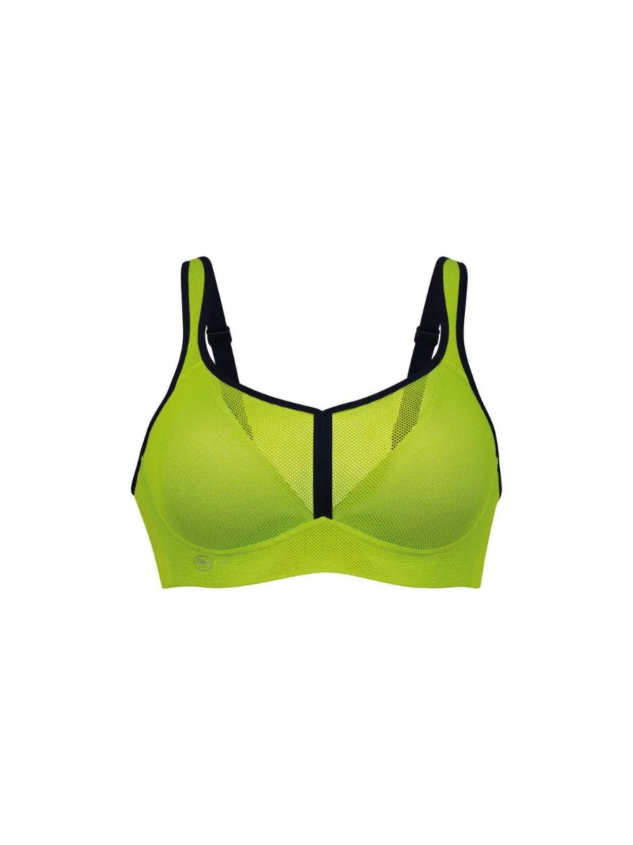 Air Control Deltapad Sports Bra - Apple Green