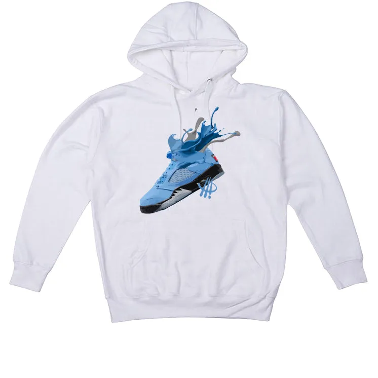 Air Jordan 5 “UNC” | illcurrency White T-Shirt (SPLASH)