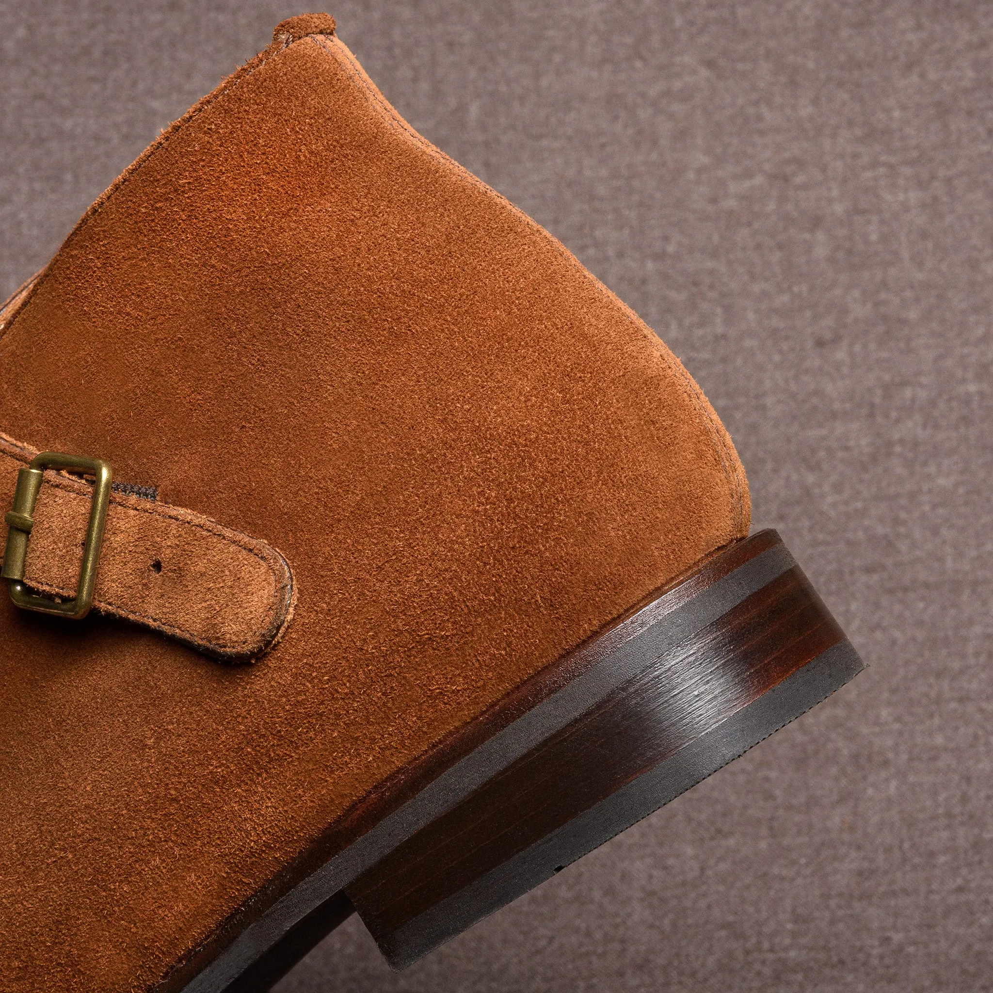 Ambly Buckle Chukka Boot Parisian Brown Suede