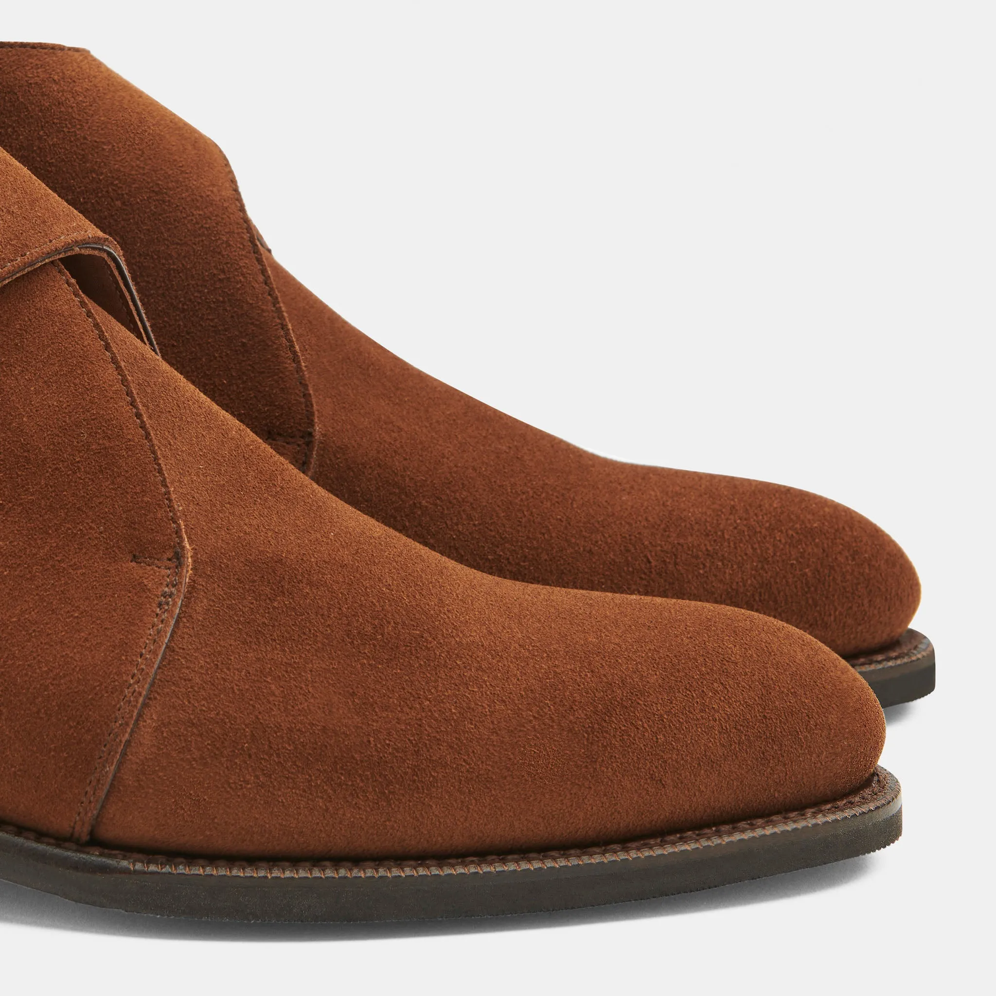 Ambly Buckle Chukka Boot Parisian Brown Suede