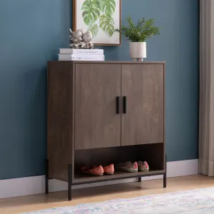 Ami Shoe Storage Cabinet  5- Tier - Walnut