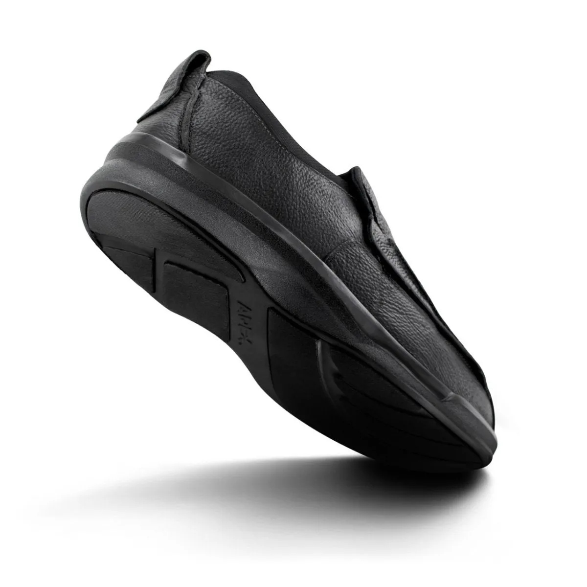 Apex B5000m Biomechanical Men's Classic Moc Dress Shoe In Black Velcro