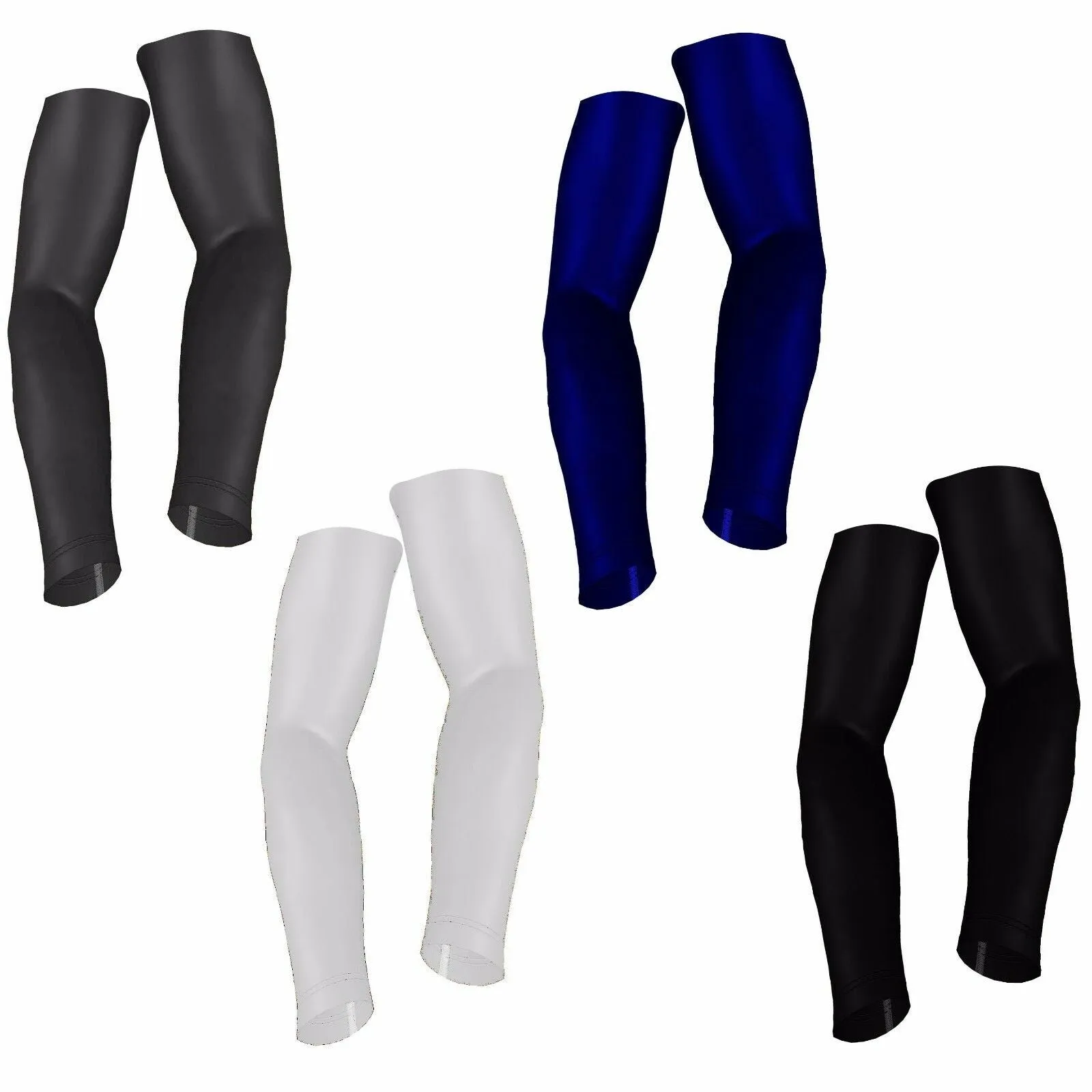 Arm Sleeve Compression Elbow Support Black White Navy Basketball Golf