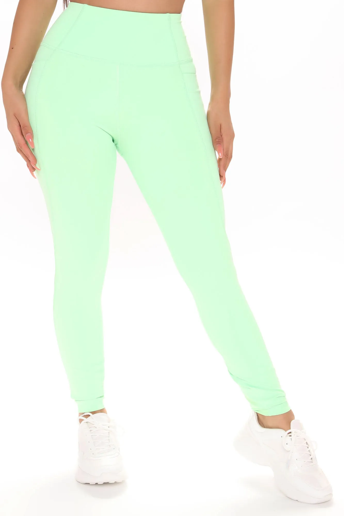 At Ease Full Length Active Legging In Power Flex - Lime