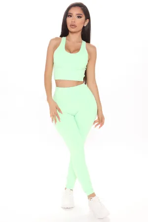 At Ease Full Length Active Legging In Power Flex - Lime