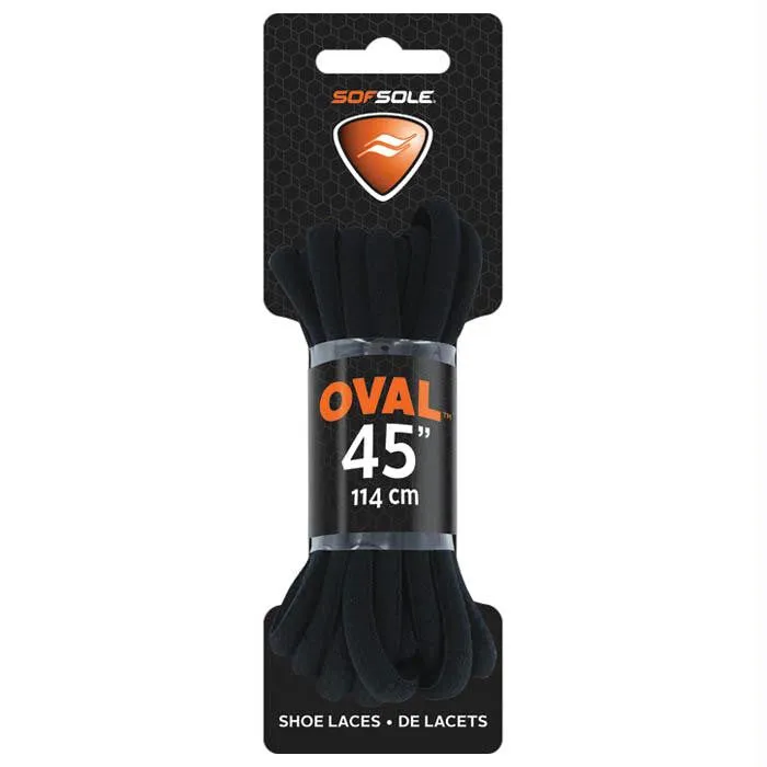 Athletic Oval Lace Black 45"