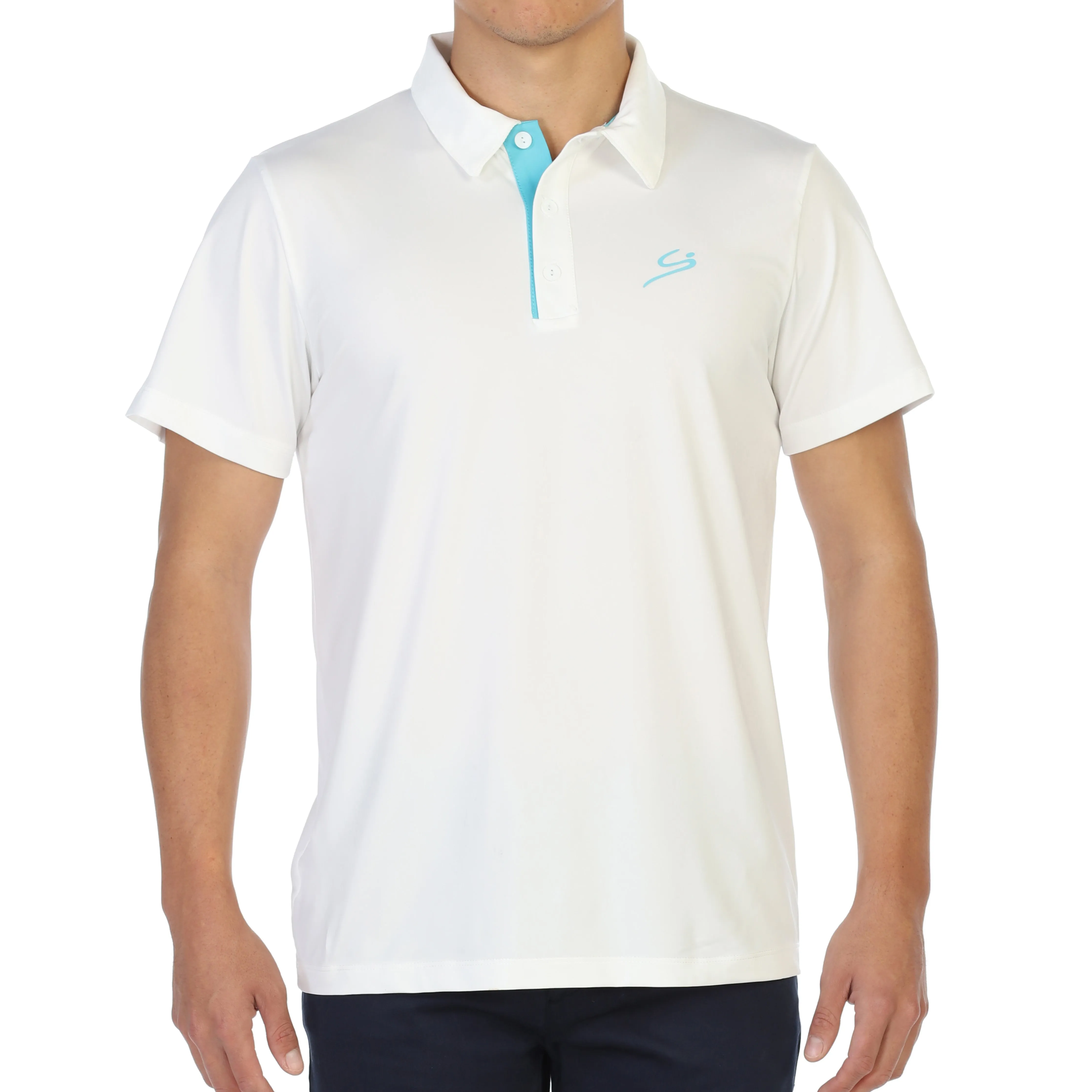 Athletic Polo Shirt White