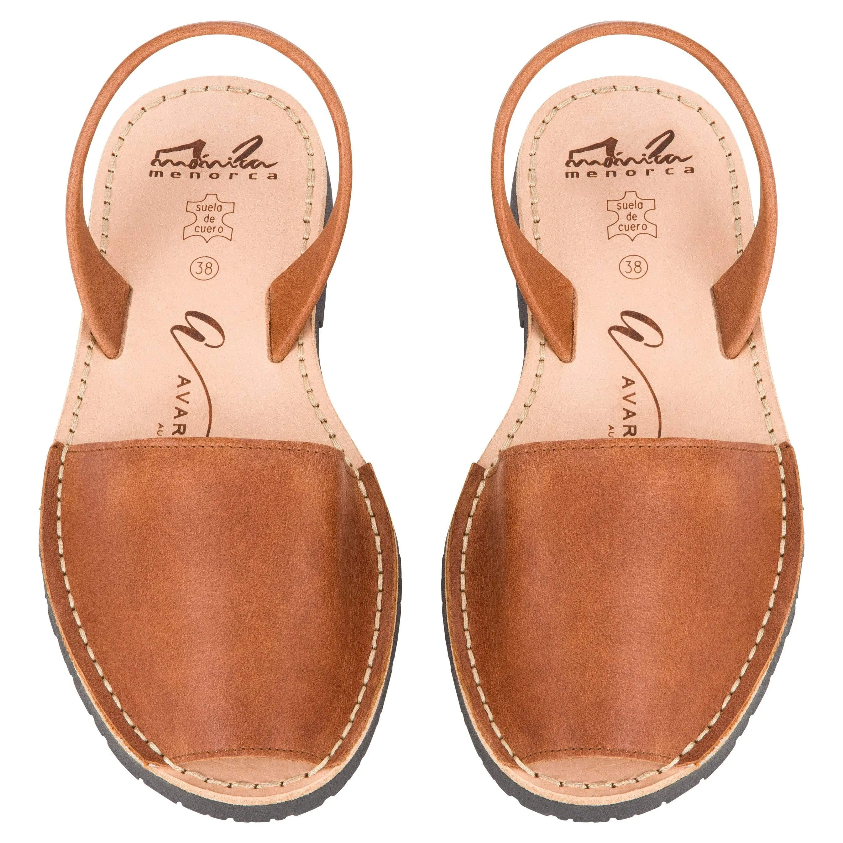 Avarcas Ladies Tan Vintage Shoe - Tan Vintage