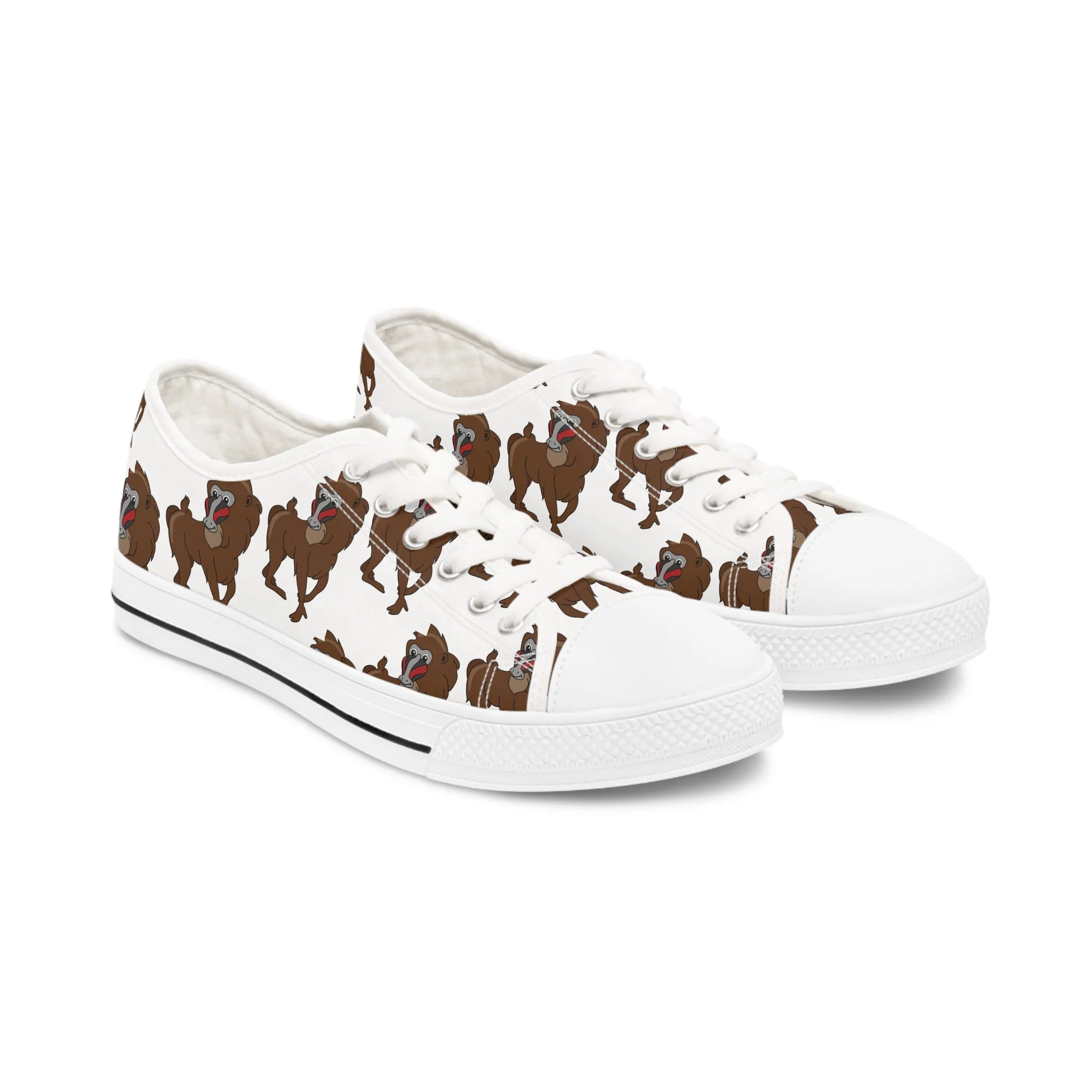 Baboon Women's Low Top Sneakers