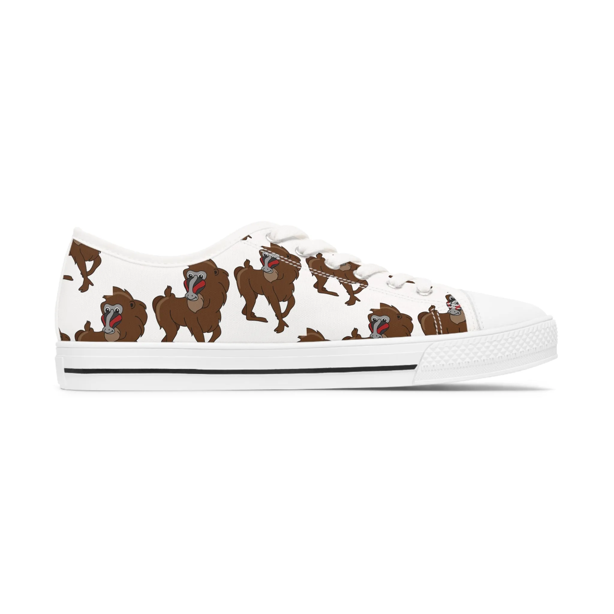 Baboon Women's Low Top Sneakers