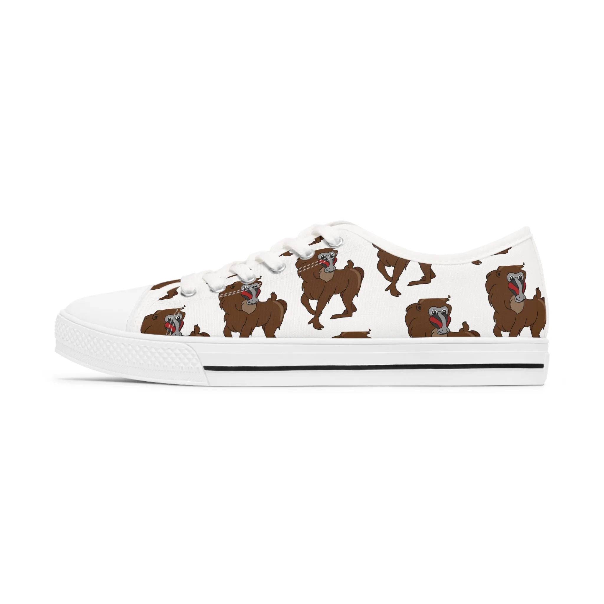 Baboon Women's Low Top Sneakers