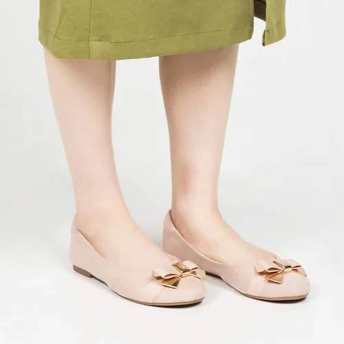 Ballet Flats With Bow