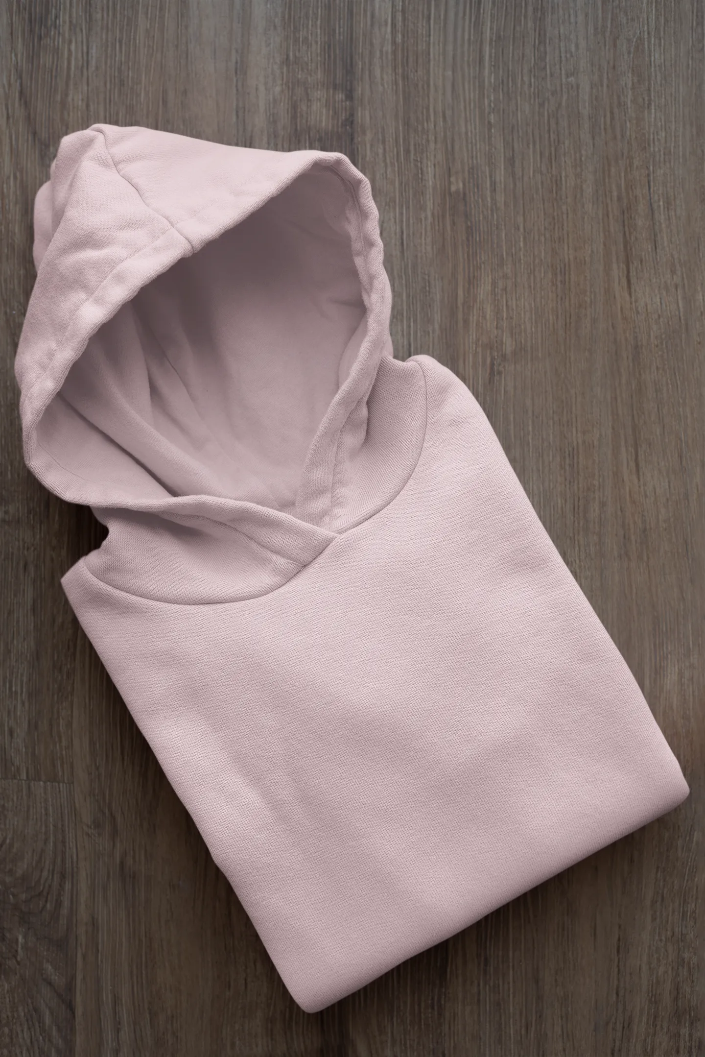 Basic Light Baby Pink Winter Hoodies