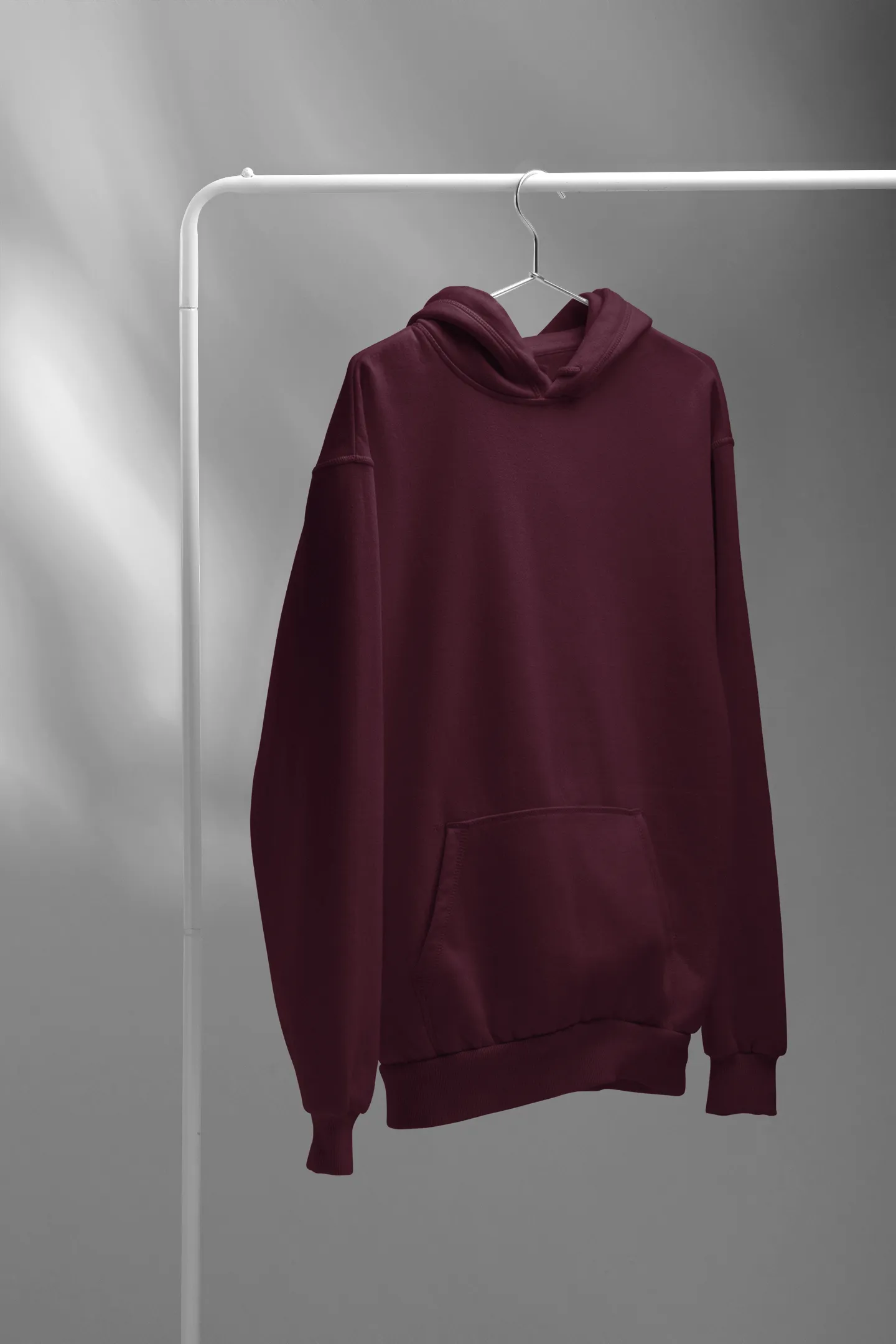 Basic Maroon Winter Hoodies