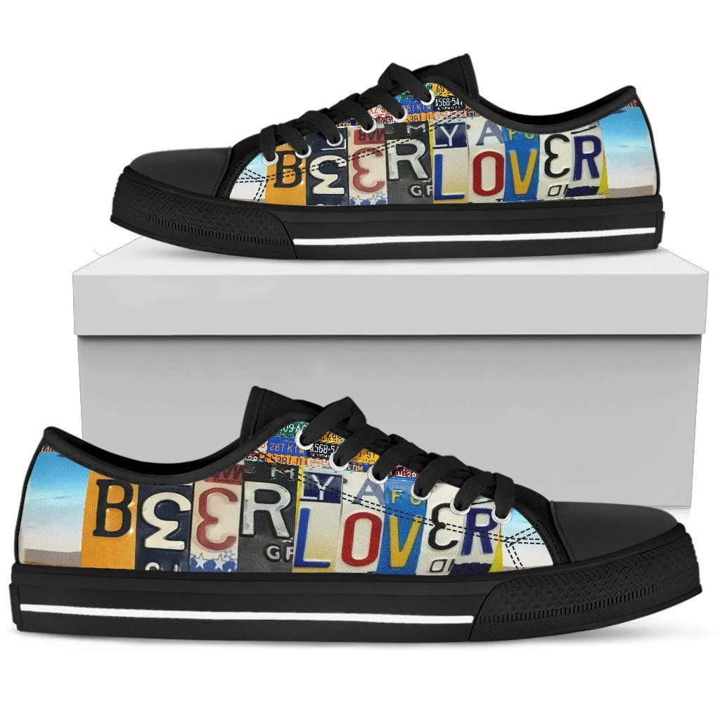 Beer Lovers Low Top Shoes