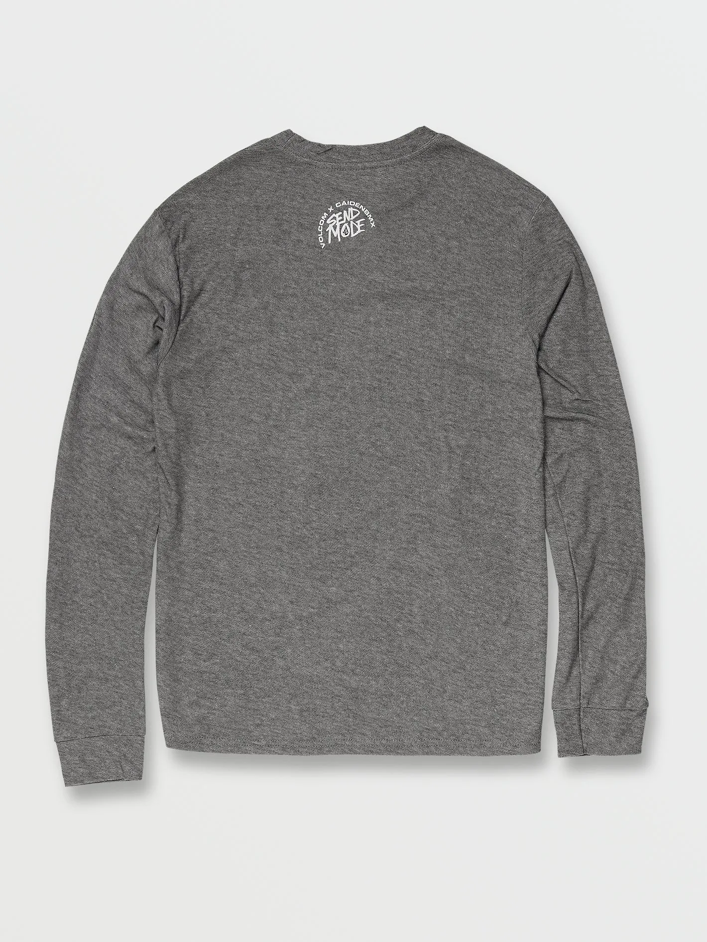 Big Boys Send Mode Tech Long Sleeve Tee - Charcoal Heather