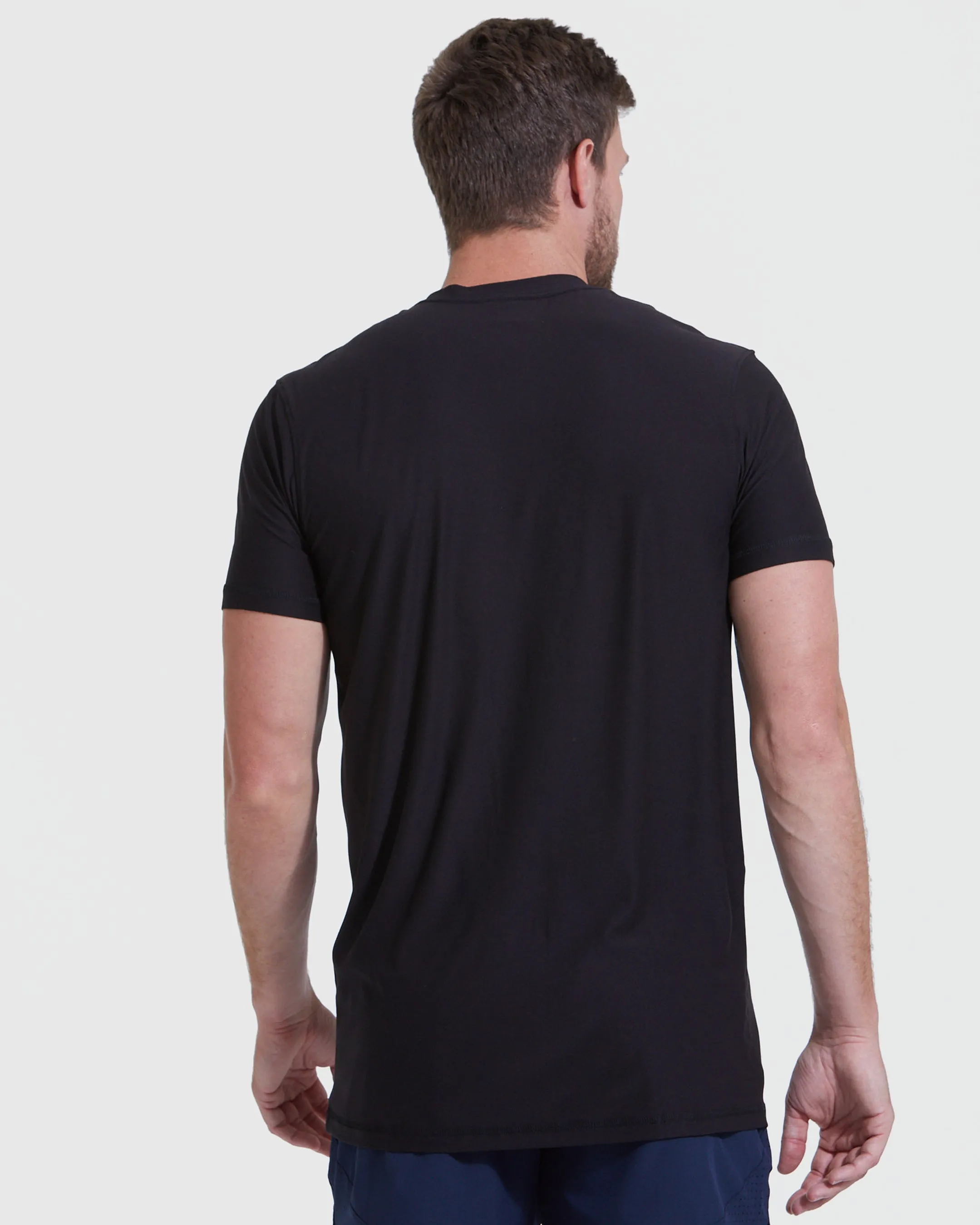 Black Tall Active Crew Neck