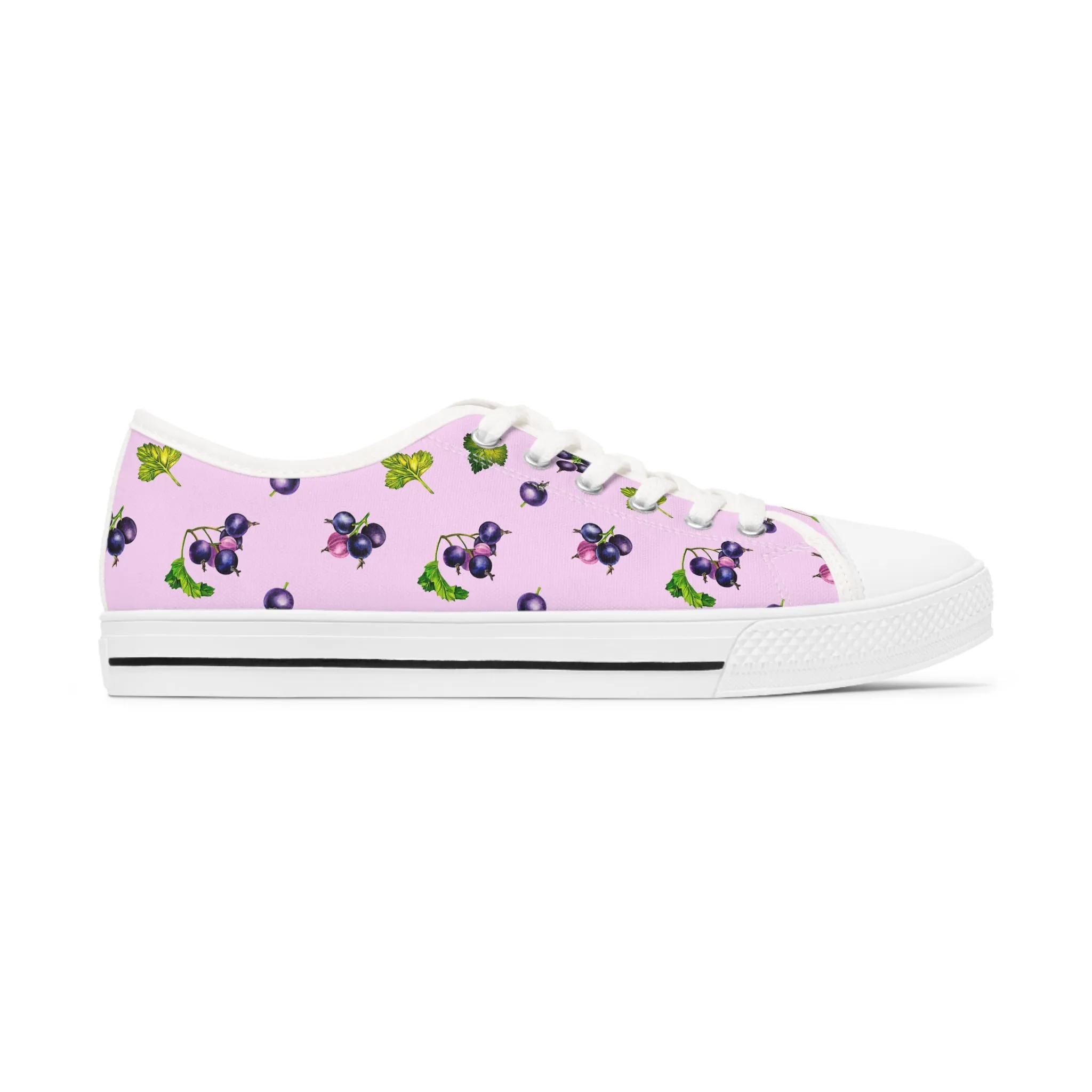 Blackcurrant Women's Low Top Sneakers