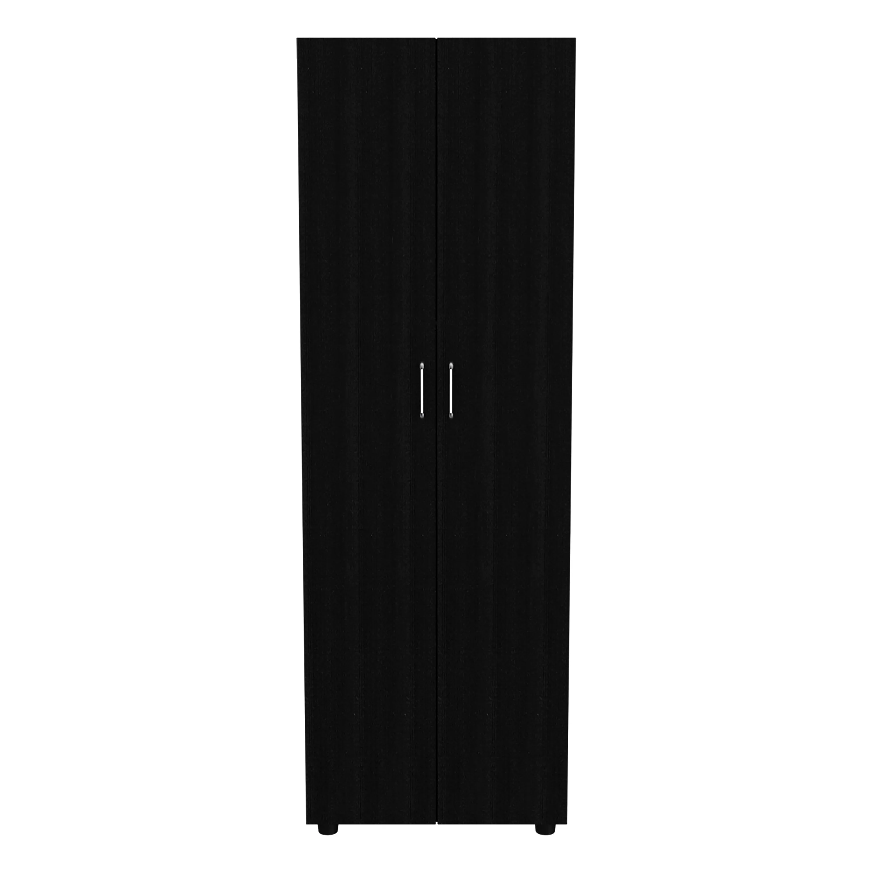 Blackwood 2-Shelf Rectangle Armoire