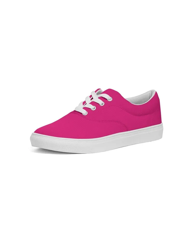 Bright Cool Pink Men's Canvas Sneakers | Men's | Bright Pure Cool Pink | C0M100Y25K0