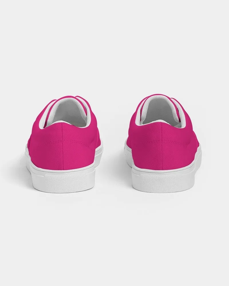 Bright Cool Pink Men's Canvas Sneakers | Men's | Bright Pure Cool Pink | C0M100Y25K0