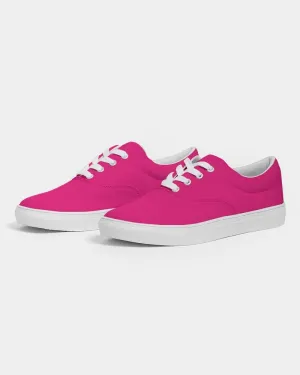 Bright Cool Pink Men's Canvas Sneakers | Men's | Bright Pure Cool Pink | C0M100Y25K0