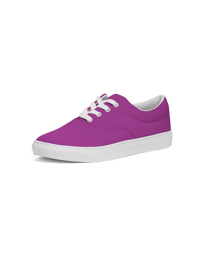 Bright Purple Women's Canvas Sneakers | Women's | Bright Pure Purple | C38M100Y0K0