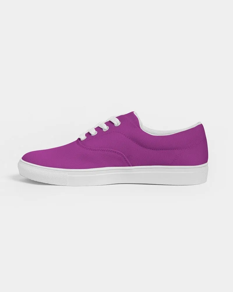 Bright Purple Women's Canvas Sneakers | Women's | Bright Pure Purple | C38M100Y0K0