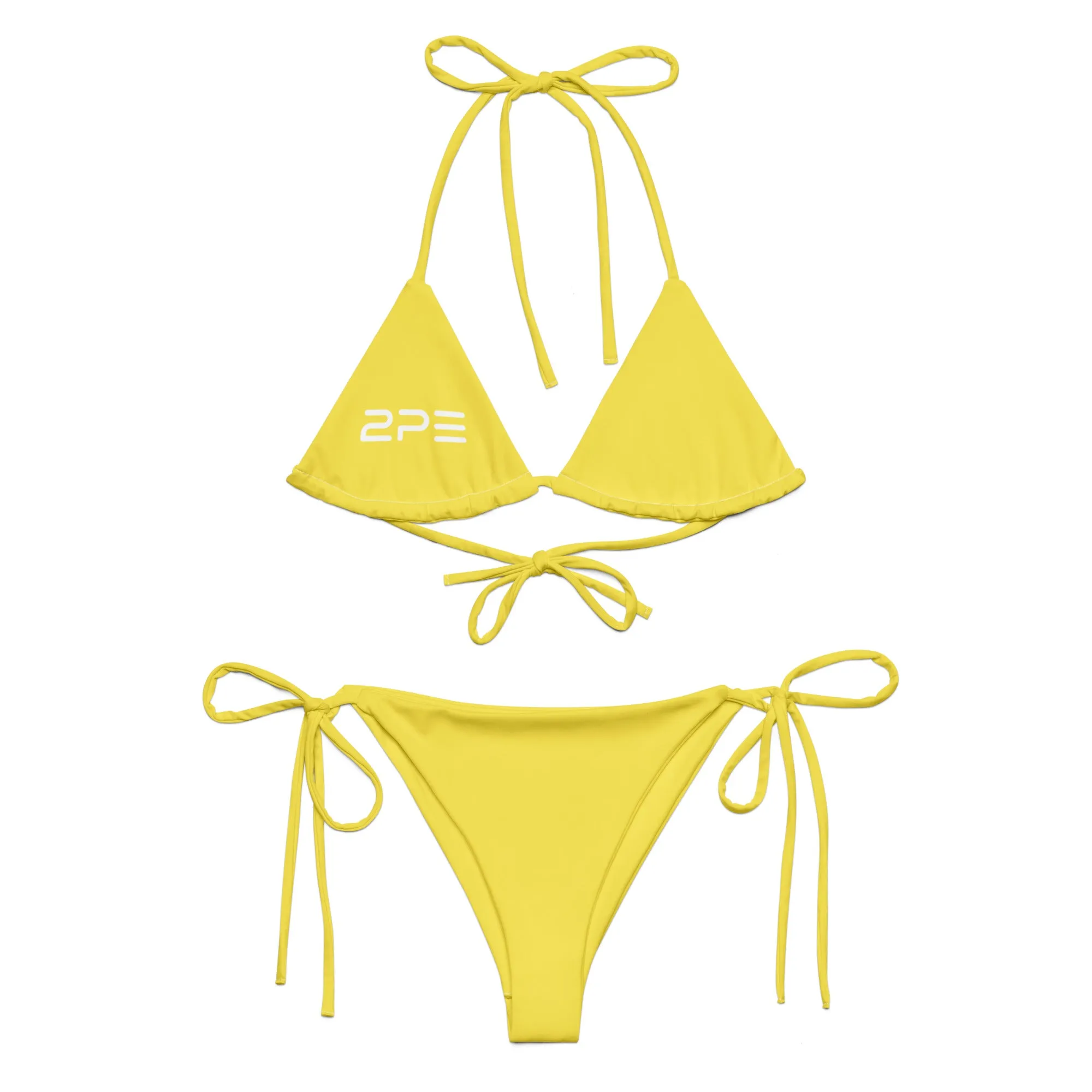 Brilliant Yellow String Bikini