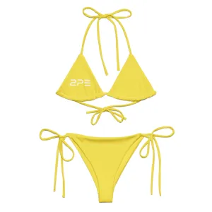 Brilliant Yellow String Bikini