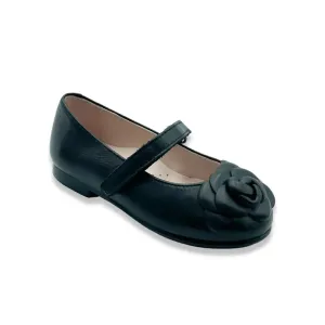 Camille- Black Leather Mary Jane Shoes