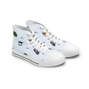 Camping Women's High Top Sneakers