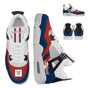 Christmas gift ideas employees, company logo gifts Personalized Sneakers, Custom Sneakers, Put name or business name on it, AJ4-C05102