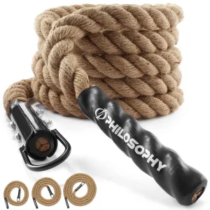 Climbing Rope for Fitness & Strength Training, 1.5-inch Diameter