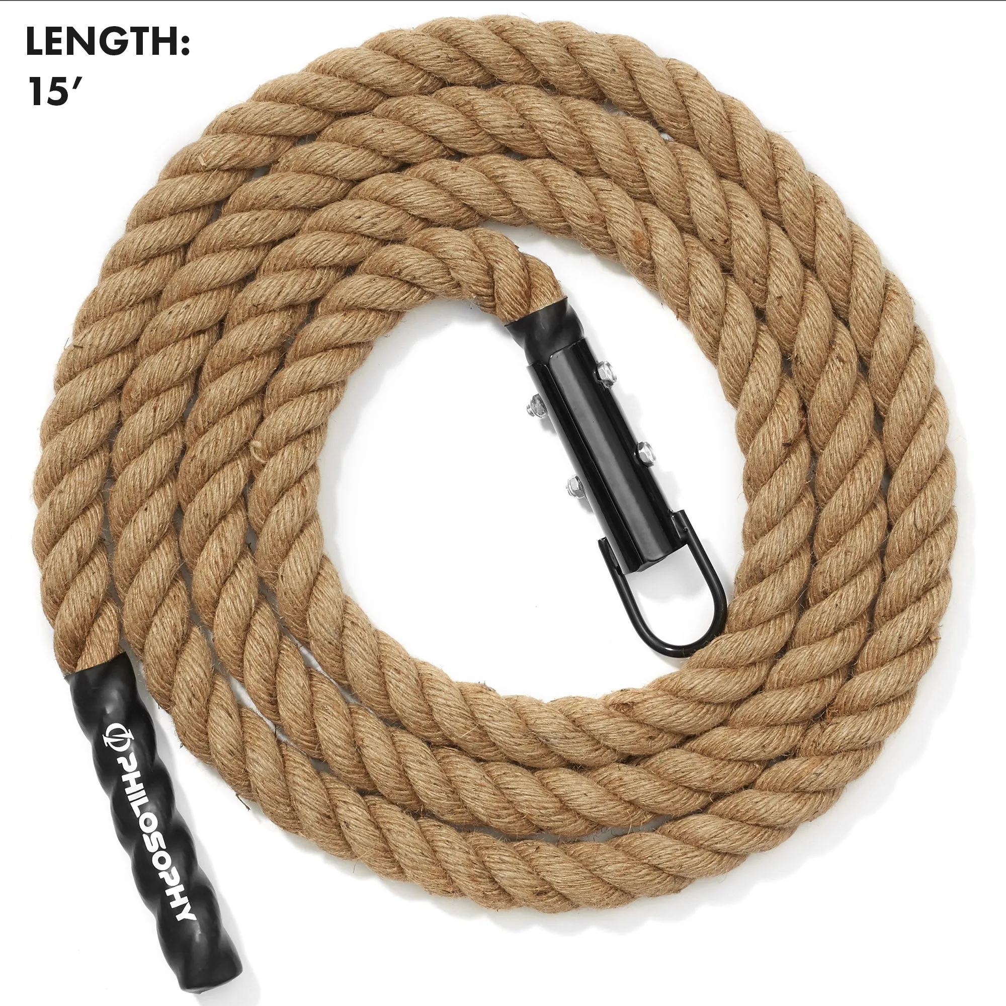 Climbing Rope for Fitness & Strength Training, 1.5-inch Diameter