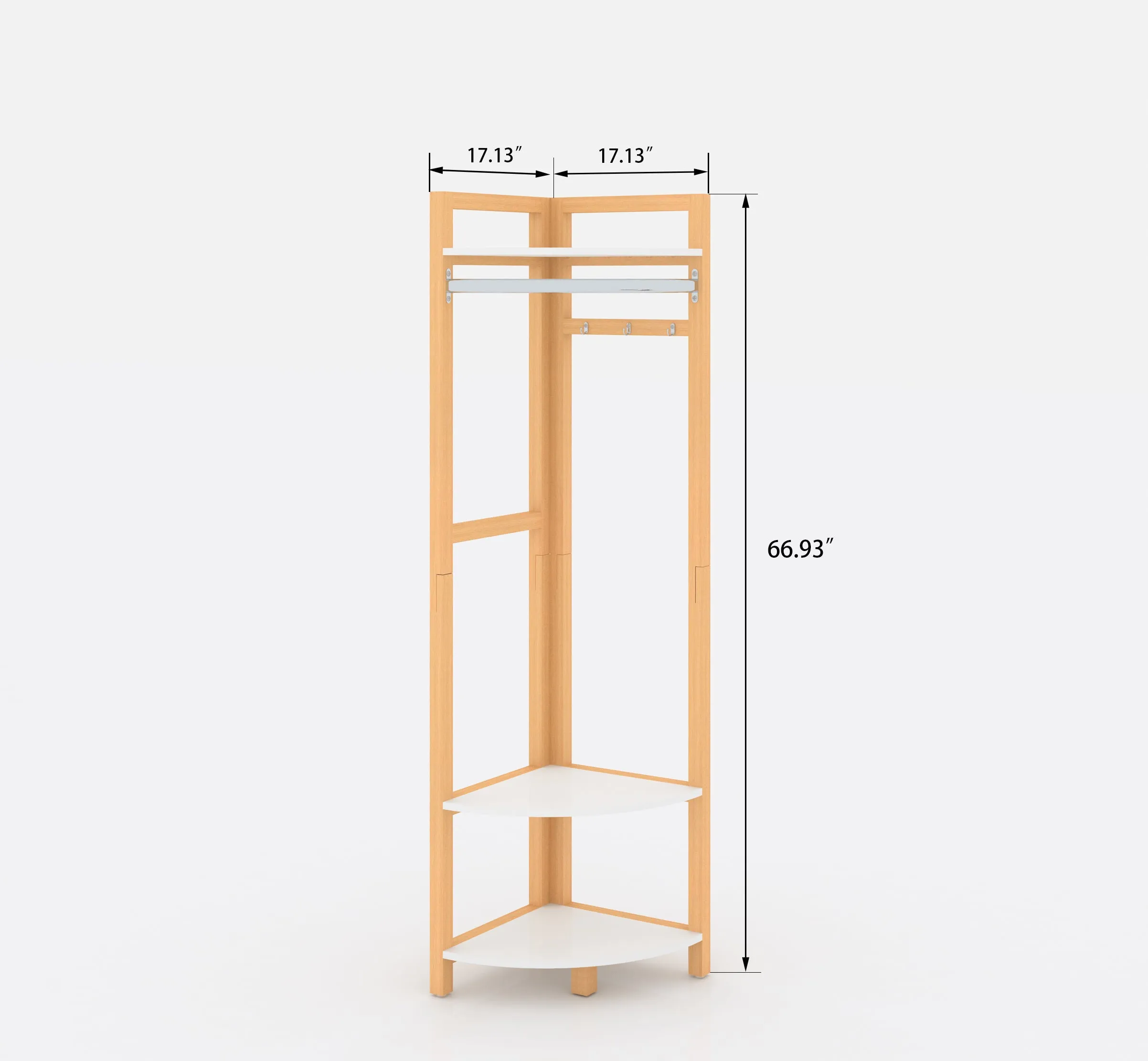 Cornerwood Shelf Multi-Layer